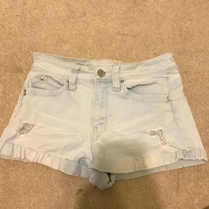 YMI ripped jean shorts, size 5